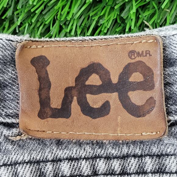 Vintage 80s LEE Riders Straight Jeans 35x30 Union-Made USA - Picture 7 of 16